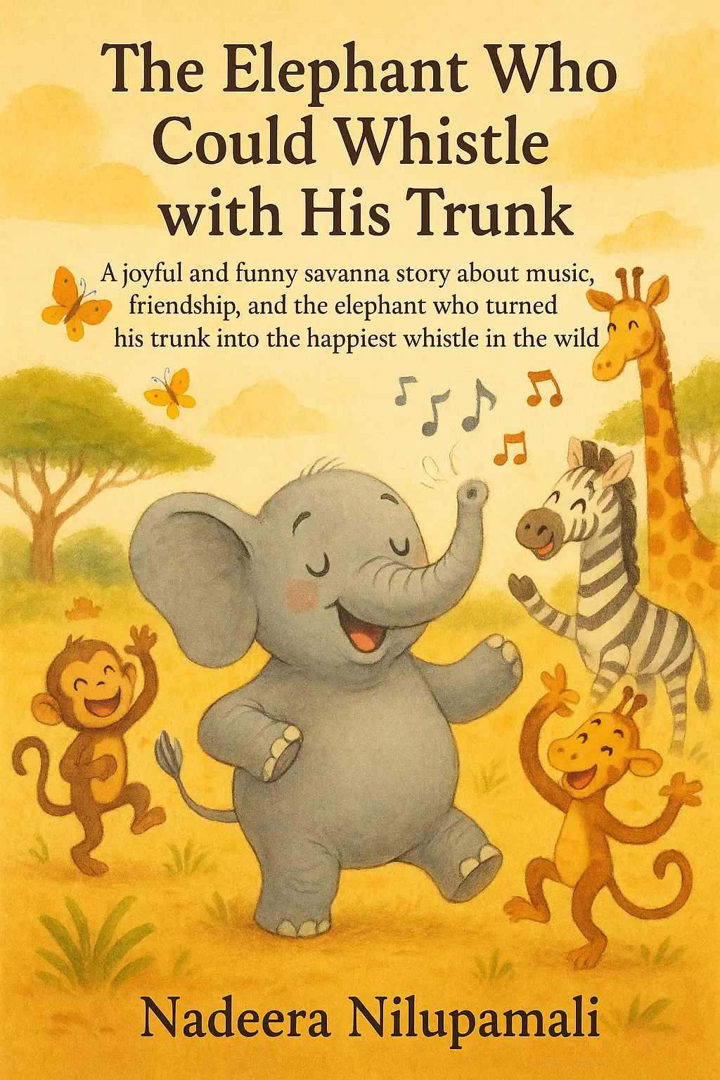 The Elephant Who Could Whistle with His Trunk - A joyful and funny savanna story about music, friendship, and the elephant