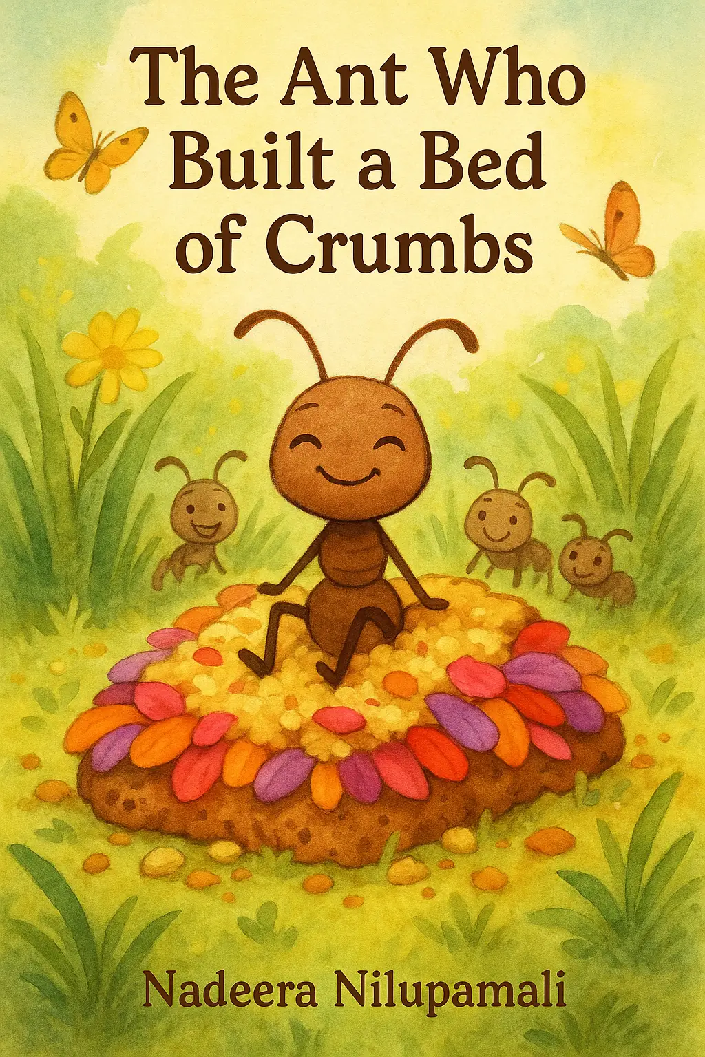 The Ant Who Built a Bed of Crumbs - A sweet and silly garden adventure about an ant