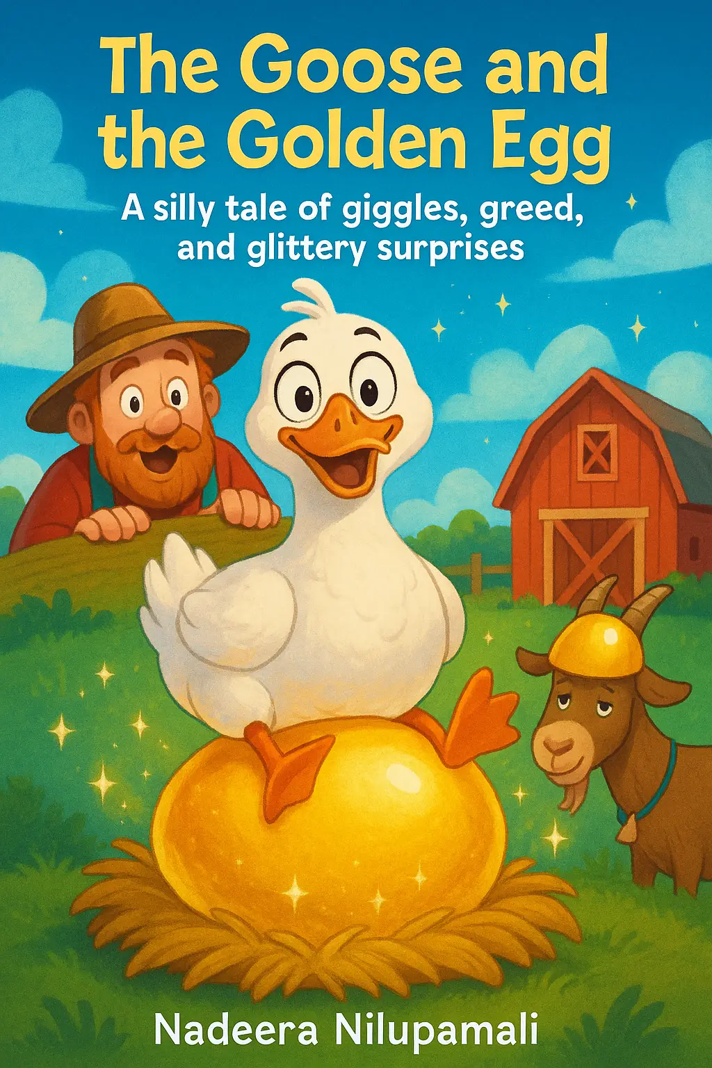 The Goose and the Golden Egg - A silly tale of giggles, greed, and glittery surprises