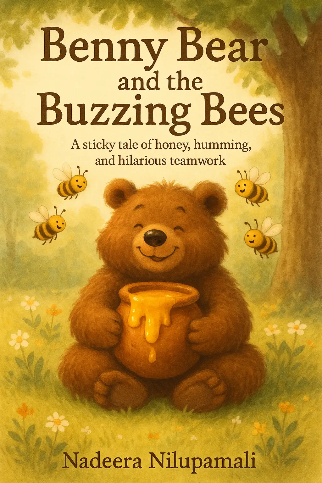 Benny Bear and the Buzzing Bees - A sticky tale of honey, humming, and hilarious teamwork