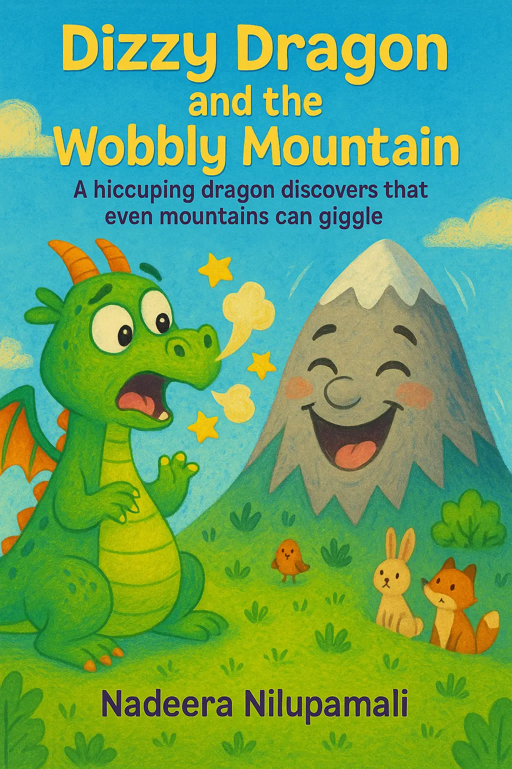 Dizzy Dragon and the Wobbly Mountain - A hiccuping dragon discovers that even mountains can giggle