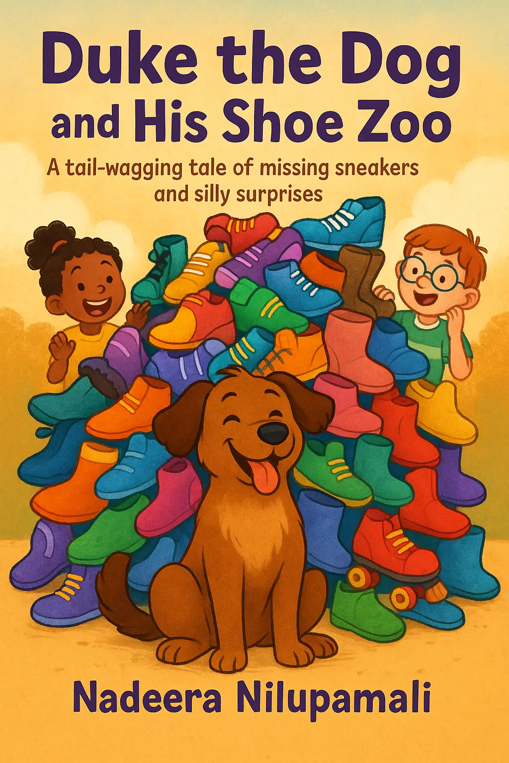 Duke the Dog and His Shoe Zoo - A tail-wagging tale of missing sneakers and silly surprises