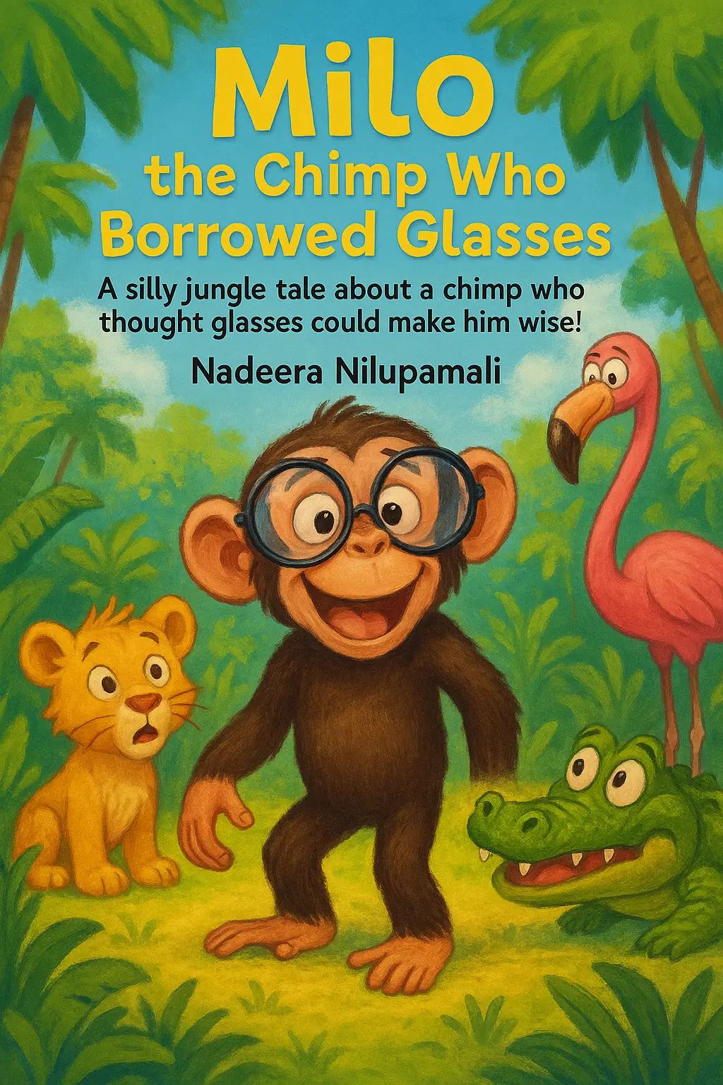 Milo the Chimp Who Borrowed Glasses - A silly jungle tale about a chimp who thought glasses could make him wise!